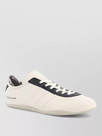 Yohji Yamamoto tokyo leather sneakers flat sole
