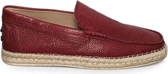 Tod's Mocassini stile espadrillas - Rosso