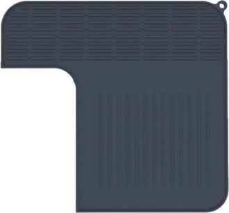 OEM Alfombrilla Para Caf&eacute; - Protector De Encimera - Silicona Resistente Al Calor - 32 X 30 Cm - Azul Oscuro