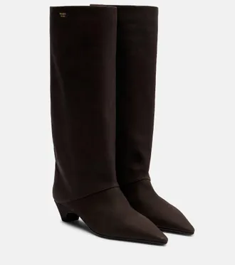 Prada Leather knee-high boots