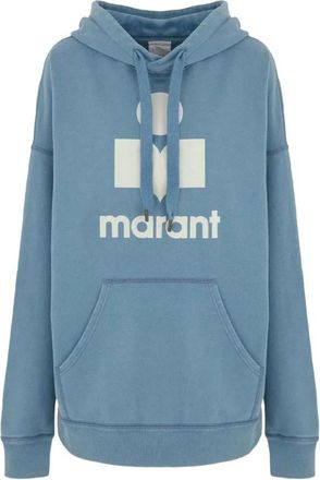 Isabel Marant Miley Hoodie - Heren - Hoodies - Blauw - M - Katoen - Hoodies & sweatvesten