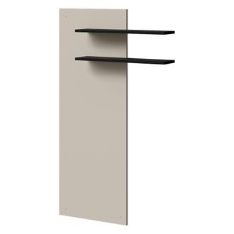 Dmora Estante Ceriale, 2 Niveles, Capacidad 5, 85x15x138h Cm Beige