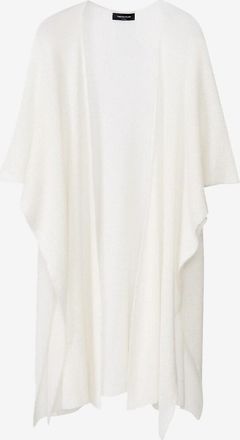 Fabiana Filippi Cape aus Mohair und Alpaka mit Glitzer