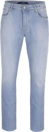 Atelier Noterman Jeans, Heren, Blauw, W34 L32, Slim-fit Jeans