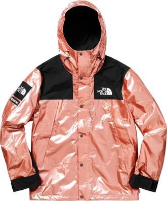 SUPREME x The North Face Metallic Mountain Parka Rose Gold SUP-SS18-603