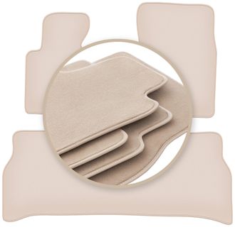 OEM Alfombrillas Beige Premium Para: Range Rover Iii L322 Vogue Suv 2001-2012