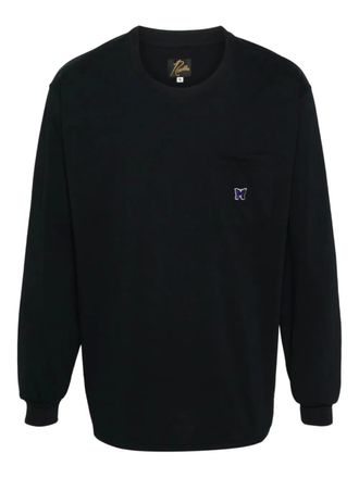 Needles T-shirt con logo - Nero