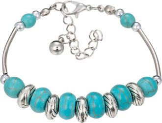 Generic Turquoise Bracelets Adjustable Bracelet Unisex Yoga Blue Gemstone Jewelry Natural Stone Youth Watch (Blue, One Size)
