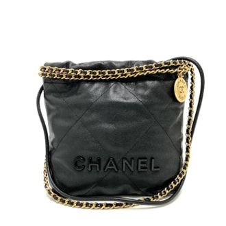 Chanel Pre-owned Leather chanel-bags - Dames - Pre-owned - Zwart - Maat: ONE Size Leer
