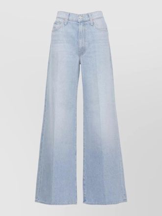 Mother high waist wide leg cotton jeans trousers