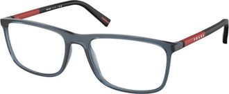 Prada Brillen op sterkte - Heren - Brillen - Blauw - 54 MM - Accessoires
