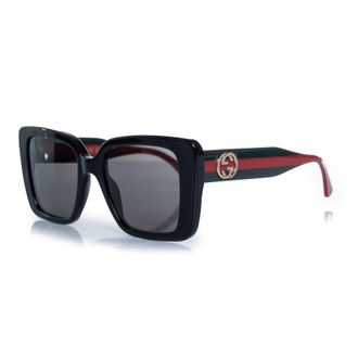 Gucci Gucci, oversized zonnebril met bandjes