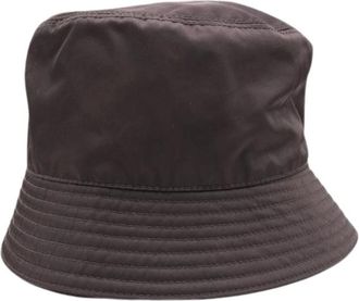 Prada Pre-owned Accessories, female, Brown, Size: ONE SIZE Pre-owned Bucket hat