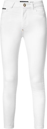 Philipp Plein Denim Skinny Trouser Skull