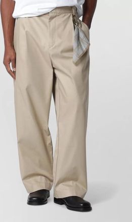 Darkpark cotton wide-leg trousers