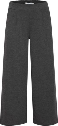 Ichi Ihkate SUS Wide PA - Dames - Wijde Broeken - Grijs - M - Polyester - Broeken