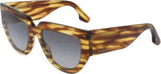 Victoria Beckham Vb 679S Zonnebril - Dames - Zonnebrillen - Bruin - 53 MM - Accessoires