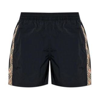 Burberry Beachwear, male, Black, Size: 2XL SEB Swim Shorts