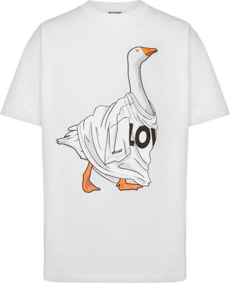 Moschino T-shirt con stampa - Bianco