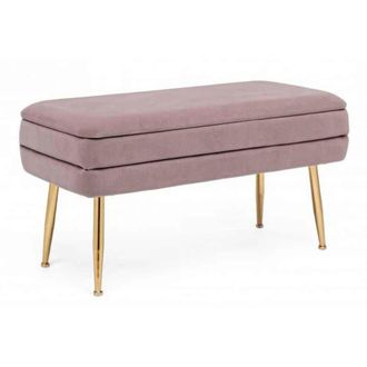 Konte Design Banco con contenedor malva 80X38X42 cm
