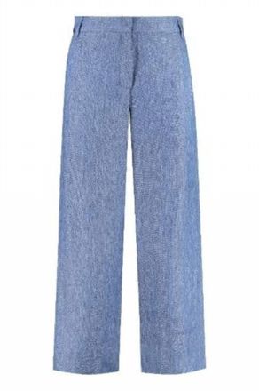 Max Mara Womens Pere Tailored Trousers In Blue