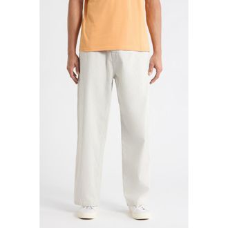Carhartt Work in Progress Mercer Stripe Single Knee Loose Fit Pants in Mercer Stripe, Graphite /Wax at Nordstrom, Size Xx-Large