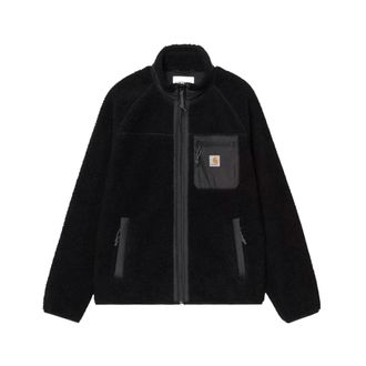 Carhartt Work in Progress Zwarte rits sweatshirt met meerdere zakken - Heren - Zomerjassen - Zwart - XL - Polyester - Jassen