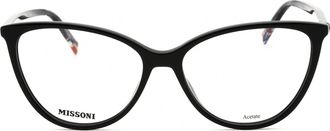 Missoni MIS0136 Cat Eye Eyeglasses - Black