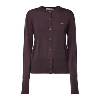 Vivienne Westwood Cardigan Bea - - Knitwear - Donna - Marrone - S