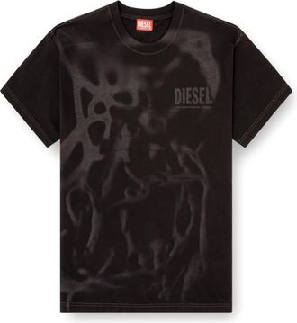 Diesel Tops, Heren, Zwart, XL, Katoen, T-Norm-V7 T-shirt