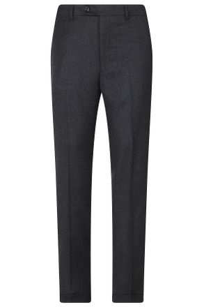 Berwich Fumo Retro Long Wool-Blend Tailored Trousers