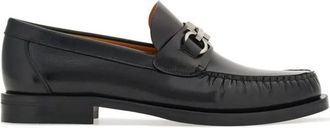 Ferragamo Mens Black Loafers, US Size 6
