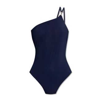 Tory Burch Badmode, Dames, Blauw, L, One-Shoulder Clip Badpak
