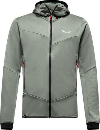 Salewa Sella Crevasse Hooded Jacket Fleecejacke für Herren | grau