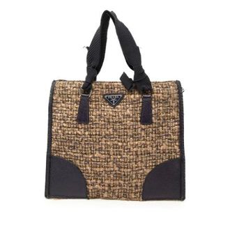Prada Pre-owned Mini Bag - Dames - Pre-owned - Bruin - Maat: ONE Size Leer