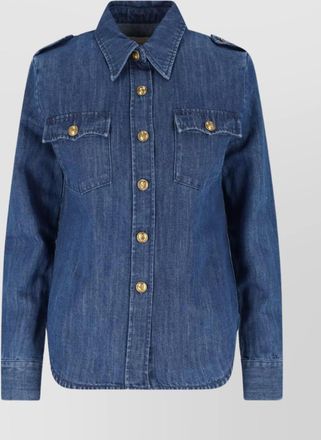 Valentino casual shirt with chest pockets and epaulettes