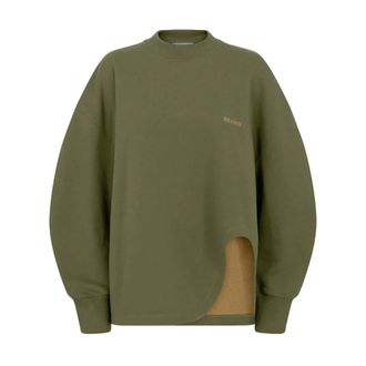 The Attico Felpa Forest - - Sweatshirts & Hoodies - Donna - Verde - 2XS