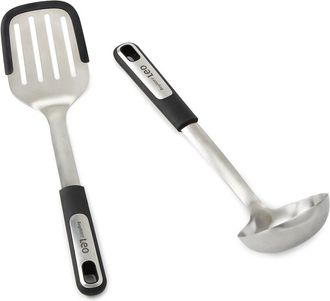 Berghoff Berghoff Graphite 2Pc Slotted Turner & Soup Ladle Set