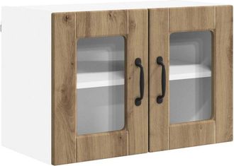 vidaXL Mueble De Cocina Con Estante Roble Artesanal 60 X 31 X 40 Cm Vidaxl