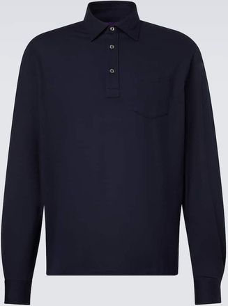 Ralph Lauren Purple Label Cotton and cashmere polo shirt