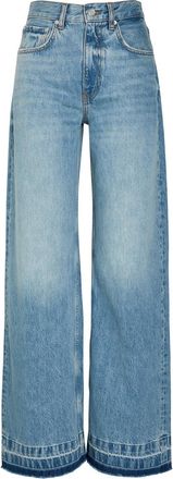 Anine Bing Lewis Wide-leg Jeans - Denim - 27 (W27 / UK8-10 / S)