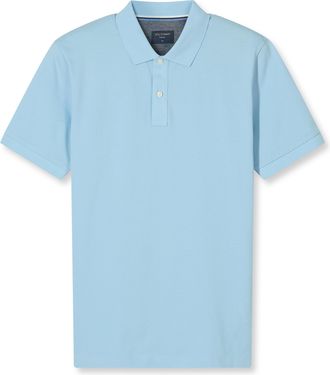 Olymp Poloshirt OLYMP Casual, Herren, Gr. XXL, blau (bleu), Piqu&eacute;, Obermaterial: 100% Baumwolle, Shirts Poloshirt