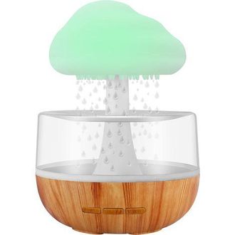 OEM L&aacute;mpara De Noche Con Forma De Fuente Zen, Difusor De Aceites Esenciales, Microhumidificador Con Sonido De Nube De Lluvia Y Gotas De Agua Para Aromater