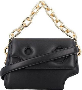 Off-white (WMNS) Off-White Logo Print Shoulder Bag Black OWNN043F22LEA0011000