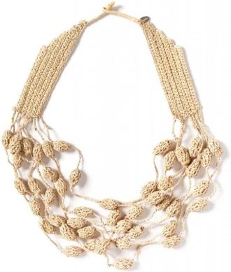 Liviana Conti Accessoires > Juwelen > Halskettingen - Dames - Kettingen - Beige - ONE Size - Accessoires