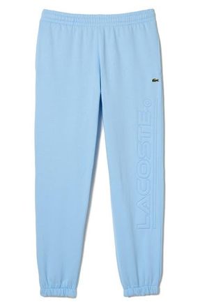 Lacoste Logo Embossed Sweatpants in Blue Panorama at Nordstrom, Size 3