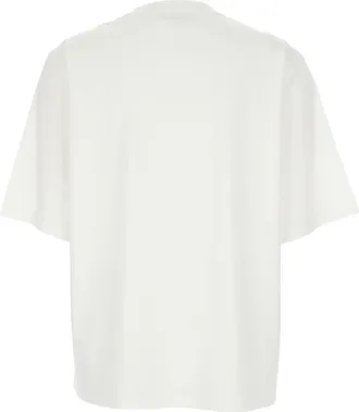 R&oacute;he Womens T-Shirt Crew Neck White Cotton Blend T-Shirts & Jerseys