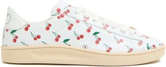 Valentino Garavani Sneakers Royco con stampa Cherryfic - Bianco