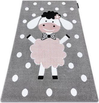 RugsX Alfombra Petit Dolly Oveja Gris Grey 80x150 Cm