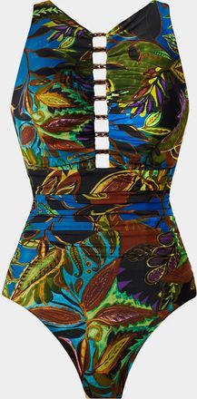 Miraclesuit Amazonia Swizzle One-Piece Swimsuit